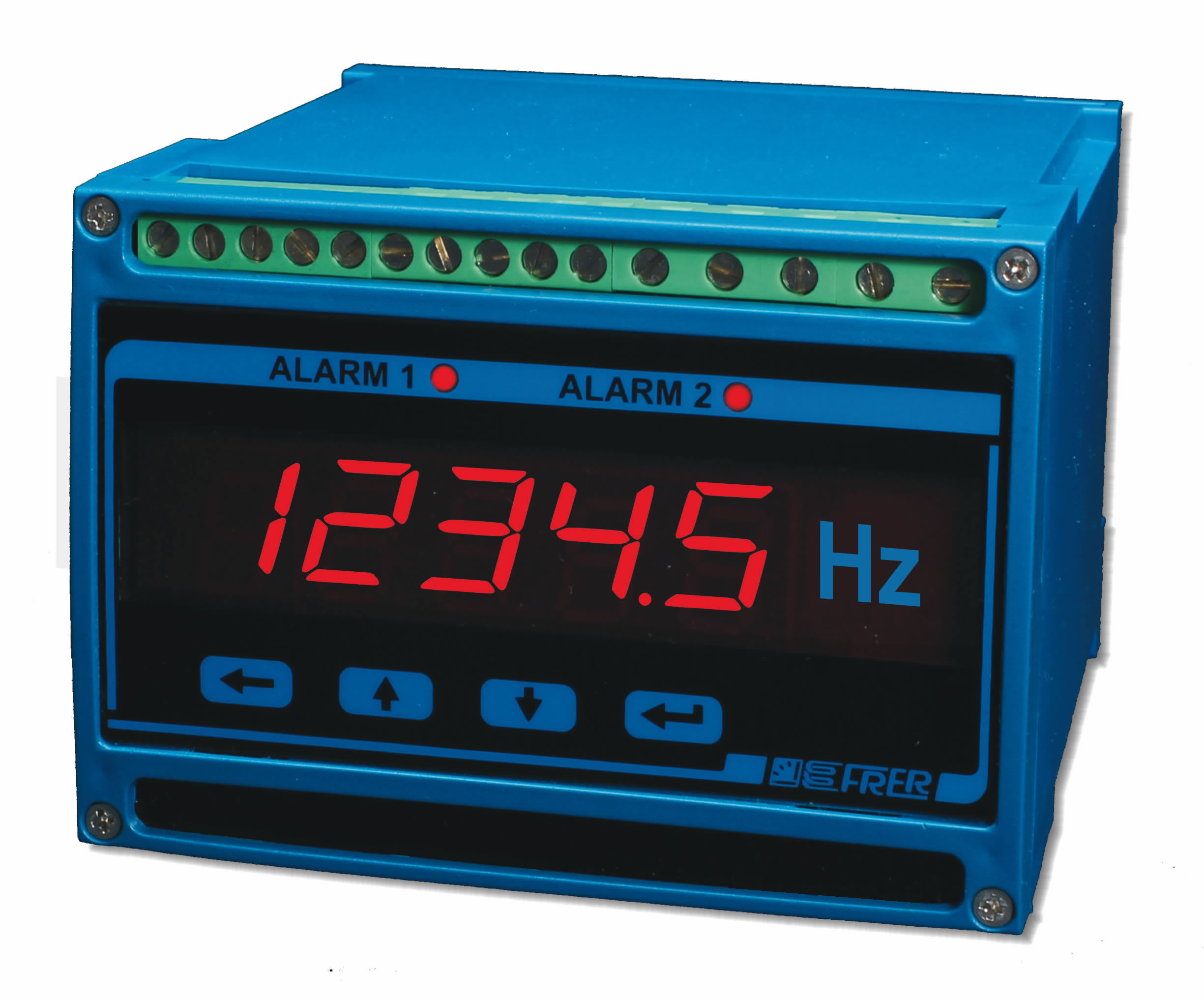 FRER - DIN+AL PROGR.HZ 20-200V AUX.115-230V