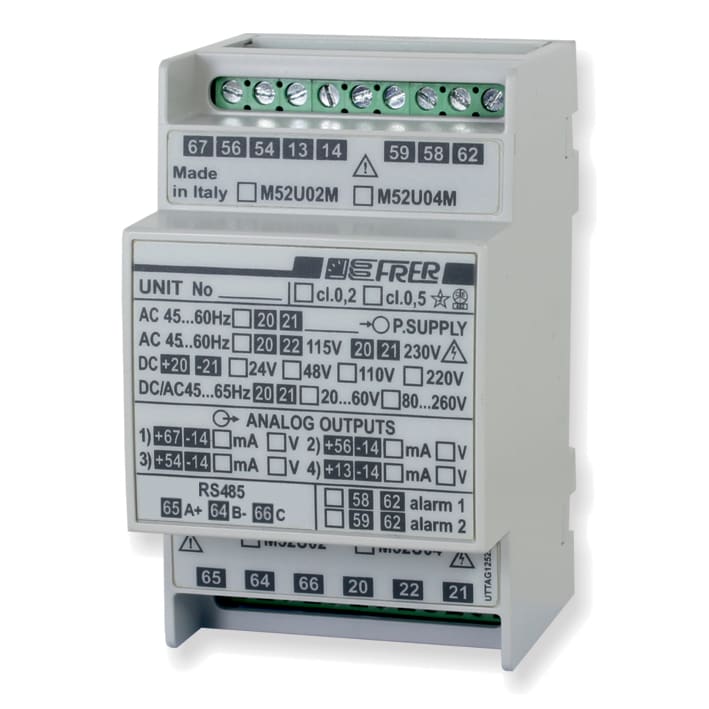 FRER - 4 ANAL.OUT MA CL0,2 +2 ALARM AUX80-260V