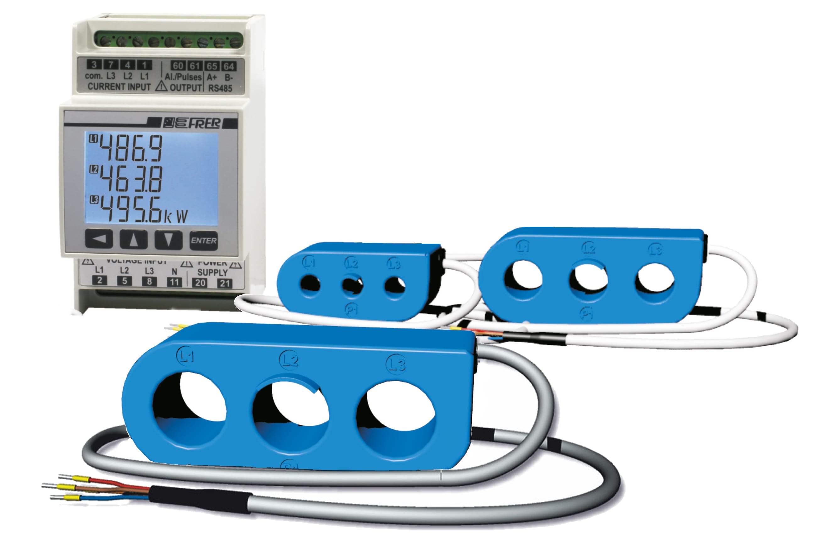 FRER - NANO63H + TA63A RS485 AUX80-260V