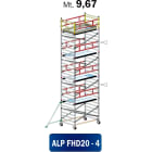 FRIGERIO CARPENTERIE - Ponteggio alluminio professionale 200x135 con 4 piani e stazionamento in M09,67.