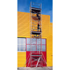 FRIGERIO CARPENTERIE - Ponteggio alluminio professionale 255x135 con 3 piani e stazionamento in M07,57.