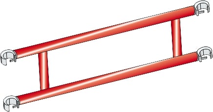 FRIGERIO CARPENTERIE - Parapetto telaio lu 2,0m xpo alp.