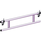 FRIGERIO CARPENTERIE - Parapetto interno telaio 2,5m XPO.ALP Q20.