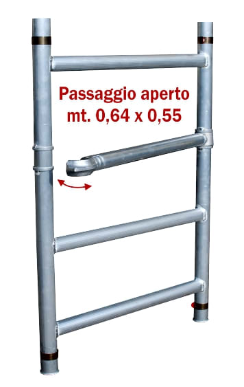 FRIGERIO CARPENTERIE - Mont Vert con gradazione apribile 4G XPO per alpinismo e trekking.