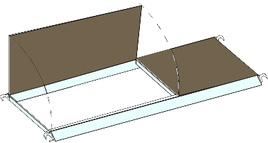 FRIGERIO CARPENTERIE - Piano tel. all+sup. legn lu 2,5m c/gbot xpo alp.