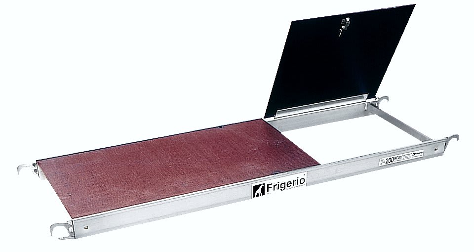 FRIGERIO CARPENTERIE - Piano in tela con supporto in legno lungo 3,0m con bordo expander. Alpino.
