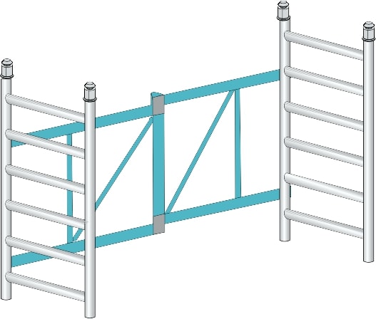 FRIGERIO CARPENTERIE - Sez. base piegh. 6G H1,80m Xpo. Alp B74.
