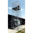 FRIGERIO CARPENTERIE - Ponteggio a traliccio professionale 200x200 con 3 piani di lavoro e stazionamento in M07,57.