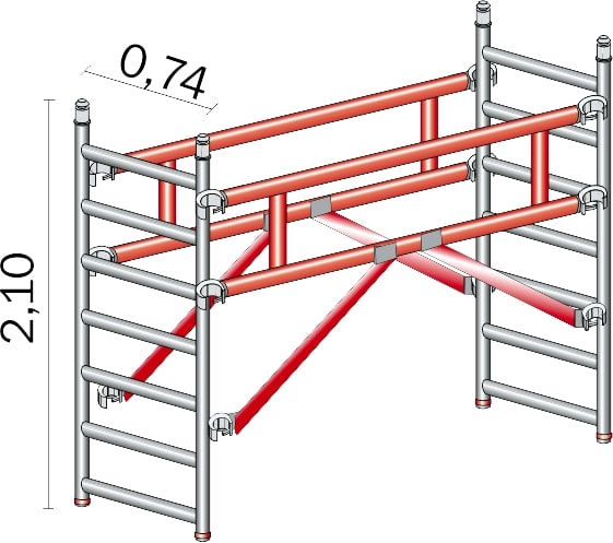 FRIGERIO CARPENTERIE - Sez. interna aut. completa H2,1-LU2,5 XPO. ALP B74.