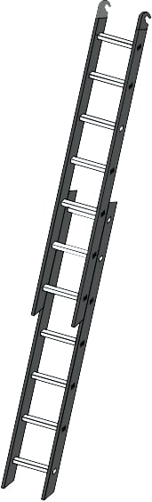 FRIGERIO CARPENTERIE - Scala a sfilo di partenza 2pz 7+7g.
