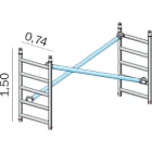 FRIGERIO CARPENTERIE - Sez. Sup. Interno Completo H1,5-Lu2,5 Xpo. Alp B74.