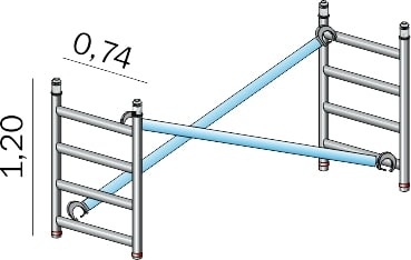 FRIGERIO CARPENTERIE - Sez. Sup. Interno Completo H1,2-Lu2,0 Xpo. Alp B74.