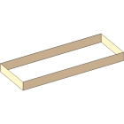 FRIGERIO CARPENTERIE - Fermapiède legno completo Lu 3,0m XPO.ALP B74.