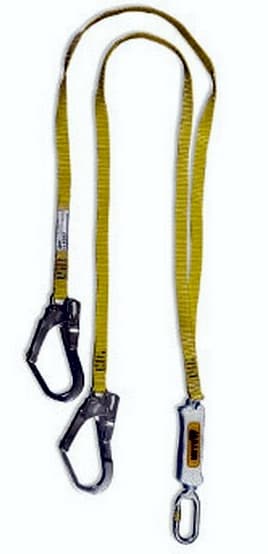 FRIGERIO CARPENTERIE - Cordino con assorbitore e doppio gancio.