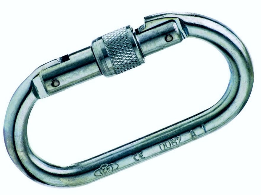 FRIGERIO CARPENTERIE - Moschettone automatico CE:EN362 - Sicuro e affidabile per ogni utilizzo all'aperto.