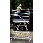 FRIGERIO CARPENTERIE - Ponteggio alluminio per piattaforma pieghevole 160x80 con 1 piano di lavoro e staffe di supporto incluso nel prezzo di 6,01 euro.