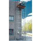 FRIGERIO CARPENTERIE - ponteggio ferro professionale 200x120 con 1 piattaforma e staffe di supporto, dimensioni M11,25.