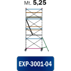 FRIGERIO CARPENTERIE - Ponteggio ferro professionale con 2 piani, staffe e scale incluso nel prezzo m05,25.