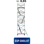 FRIGERIO CARPENTERIE - Ponteggio ferro professionale con 4 piattaforme, staffe e scale incluso nel prezzo a 08,85 metri.