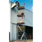 FRIGERIO CARPENTERIE - Ponteggio ferro professionale con 5 piani, struttura a scaletta incluso montanti a 11,25 metri.