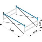 FRIGERIO CARPENTERIE - Mezza sezione intera completa 2G H0,60M XPO.EX.EXP.