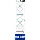 FRIGERIO CARPENTERIE - Ponte ferroviario prodotto 180x100 m7,59 senza piastra, staffe e livellatori.