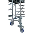 FRIGERIO CARPENTERIE - Livellatore e stabilizzatore vite con ruote da 97cm per espansione superiore.