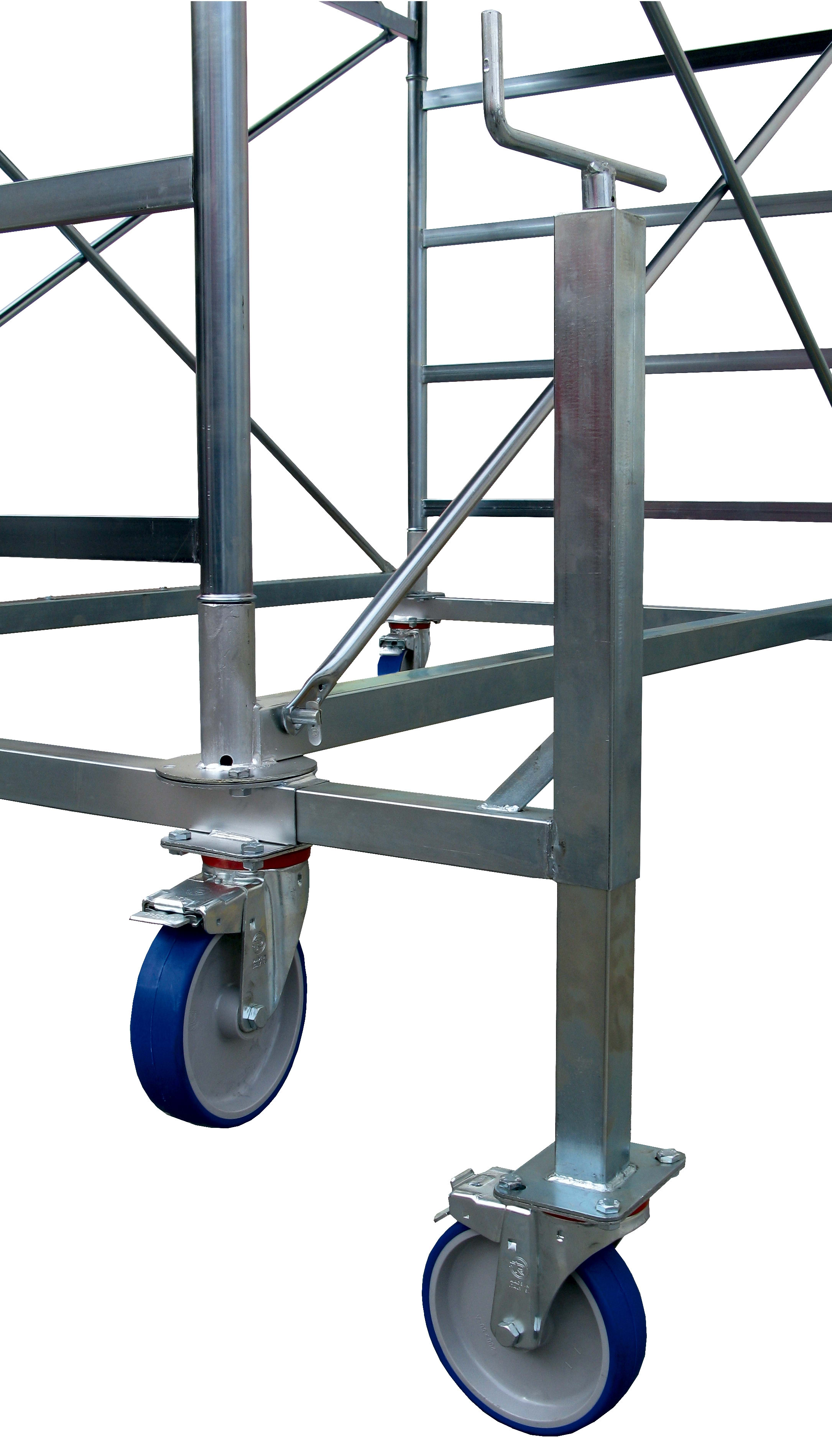 FRIGERIO CARPENTERIE - Livellatore e stabilizzatore vite con ruote da 46cm per espansione - supporto.