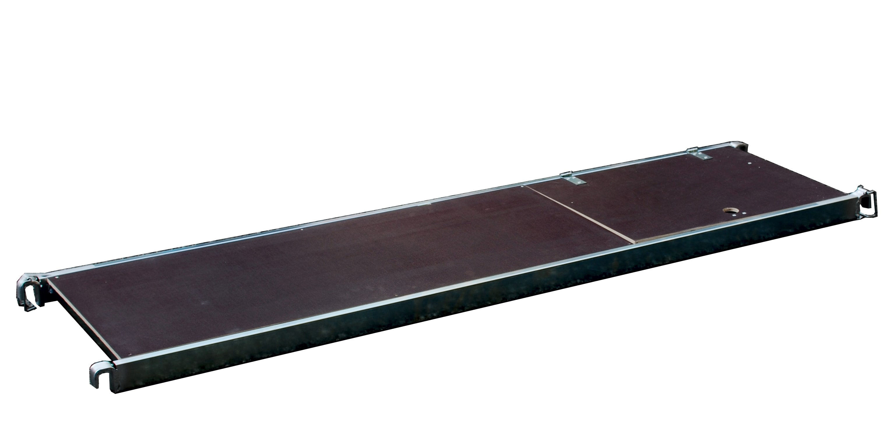 FRIGERIO CARPENTERIE - Semipiano con botola telai in ferro e supporto in legno per esposizione. PEX PIAN CBW