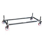 FRIGERIO CARPENTERIE - Base d.l. rigida completa con ruota gomma 150 xpo.pok.