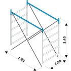 FRIGERIO CARPENTERIE - Sez. interm. completa 5G h1,45m xpo. Orio.