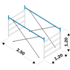 FRIGERIO CARPENTERIE - Sez. inter. compl. 4G H1,20m Xpo.Sup.