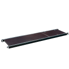 FRIGERIO CARPENTERIE - Semipiano con botola in ferro e supporto in legno per superficie.