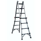 FRIGERIO CARPENTERIE - Scala multipro telescopica 8+8 gradini. SCA 1970/16