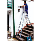 FRIGERIO CARPENTERIE - Scala multipro telescopica rinforzata 12+12 gradini alluminio. SCA 1970/24E