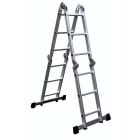 FRIGERIO CARPENTERIE - Scala multifunzione hobby snodabile trasformabile 3x4g.