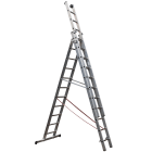 FRIGERIO CARPENTERIE - Scala multipla professionale 3pz manuale ZOP 10+11+11G. SCA 3047Z/11