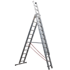 FRIGERIO CARPENTERIE - Scala multipla professionale 3 pezzi manuale 12+12+12 gradini. SCA 3047/12