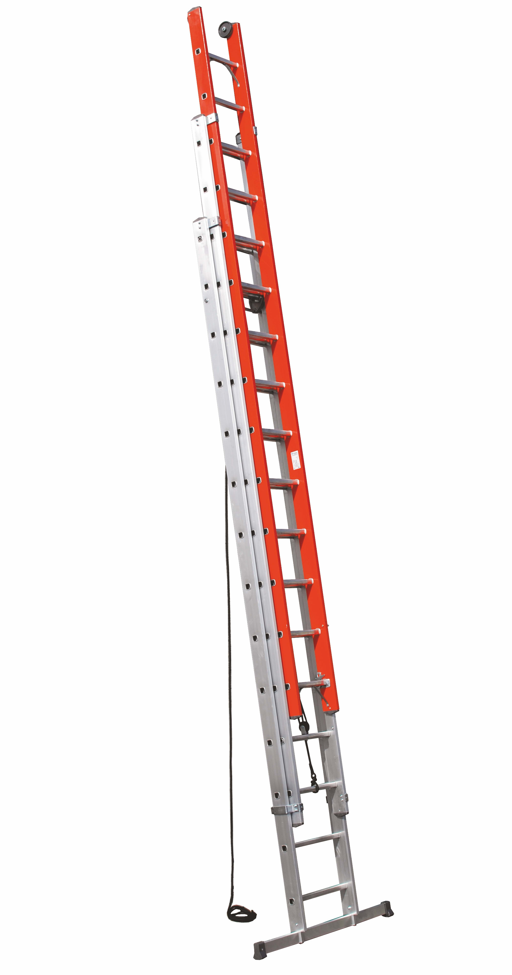 FRIGERIO CARPENTERIE - Scala appoggio professionale mix 3 pezzi fune con basamento 16+16+16 grammi.