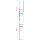 FRIGERIO CARPENTERIE - Sca fissa marin con gabbia sm da 4.03 a 4.30 metri.