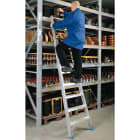 FRIGERIO CARPENTERIE - Scala appoggio professionale conica con vaschetta anti-graffio da 1 a 16g.