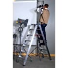 FRIGERIO CARPENTERIE - Scala Cavalcabile Professionale con 2 Salite e 2 Gradini da 7g.