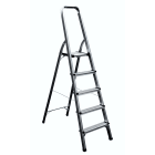 FRIGERIO CARPENTERIE - Scala cavalcabile hobby con parapetto-piatto in alluminio 5G. SCA 6024N/05