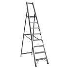 FRIGERIO CARPENTERIE - Scala cavalcabile professionale con piattaforma, parapetto e vaschetta 8G.