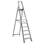 FRIGERIO CARPENTERIE - Scala cavalcabile professionale con piattaforma, parapetto e vaschetta 9G.