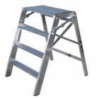 FRIGERIO CARPENTERIE - Sgabello professionale pieghevole grande con piatto alluminio 4G.