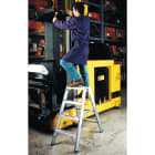 FRIGERIO CARPENTERIE - Sgabello pieghevole 2 salite con barre 4g.