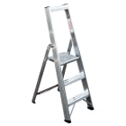 FRIGERIO CARPENTERIE - Scala cavalcabile professionale con piattaforma, parapetto e vaschetta di sicurezza 3G.