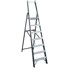 FRIGERIO CARPENTERIE - Scala cavalcabile professionale con piattaforma, parapetto e vasca 7G.