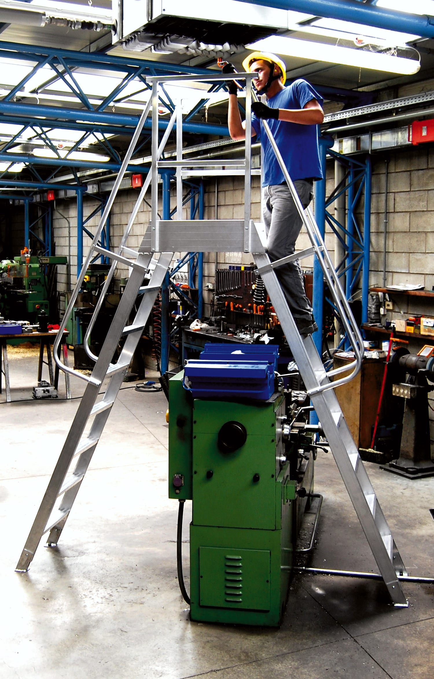 FRIGERIO CARPENTERIE - Scala palchese pro con pont lav con pias antir 5g.